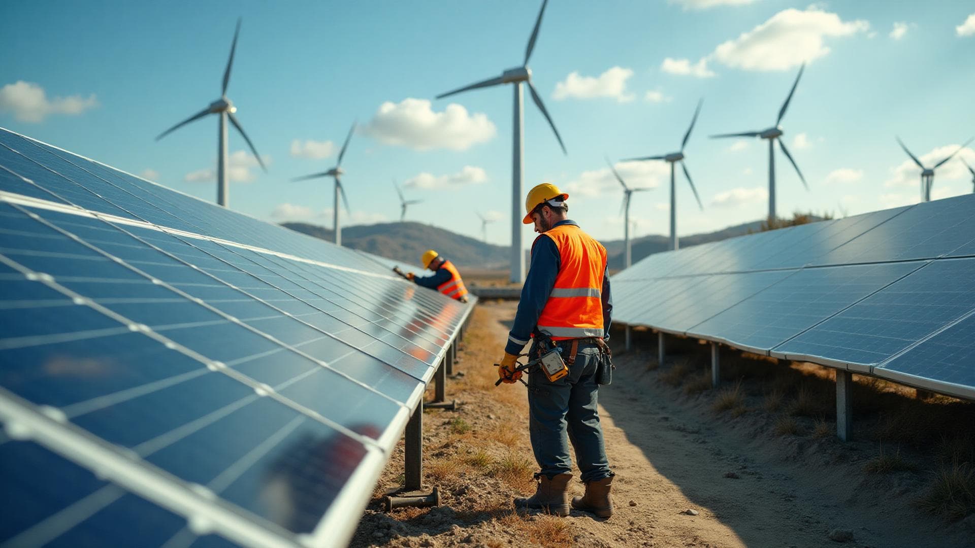 Imagem do artigo "Gestão de Ferramentas em Projetos de Energia Renovável: Sustentabilidade e Eficiência" - EasyTool Blog
